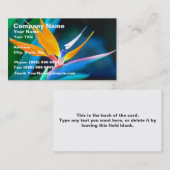 (ハワイ)極楽鳥 名刺 (正面/裏面)