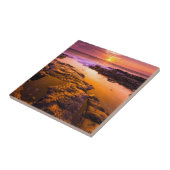 ハワイ,潮溜りの夕日 タイル (側面)