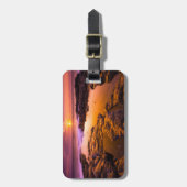 ハワイ,潮溜りの夕日 ラゲッジタグ (正面縦)