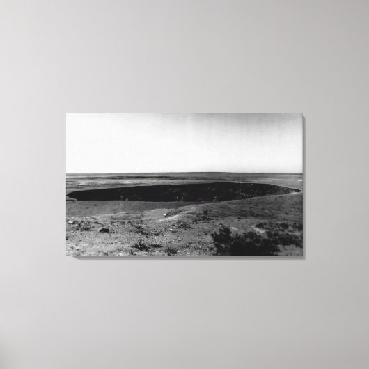 ハワイ – HAのハレマウマンピットの景色 キャンバスプリント (正面)