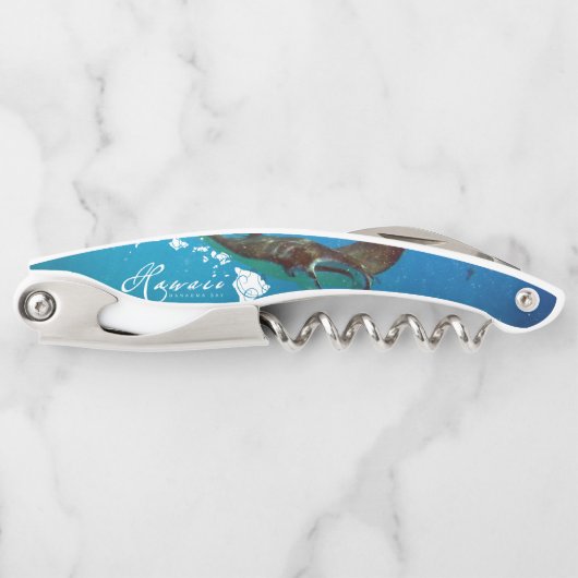 ハワイHanauma湾のオニイトマキエイ ソムリエナイフ (正面)