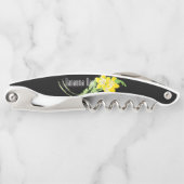 ハワイHanauma湾のプルメリアの花 ソムリエナイフ (正面)