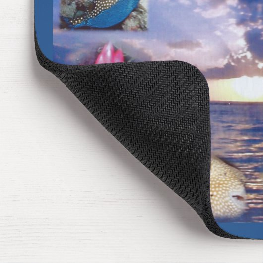 ハワイHanauma湾の海洋生物 マウスパッド (コーナー)