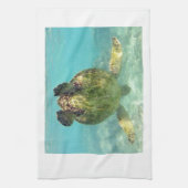 ハワイHonuのカメ キッチンタオル (縦)
