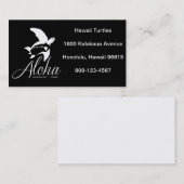 ハワイHonuのカメ 名刺 (正面/裏面)