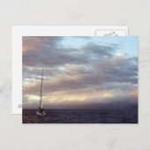 ハワイIでのセーリング ポストカード (正面/裏面)