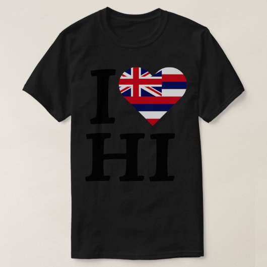 ハワイTシャツが大好き Tシャツ (デザイン正面)