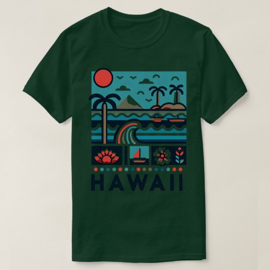 ハワイTシャツ11 Tシャツ (デザイン正面)