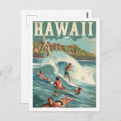 ハワイUSAアメリカヴィンテージ有名トラベルプレイス ポストカード (正面/裏面)