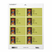 ハワードザブルーバード住所 シール (フルシート)