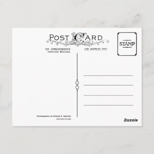 ハワードスクール – はがき (裏面)