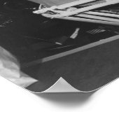 ハワードヒューズinスプルチェグースウッド飛行機 ポスター (角)