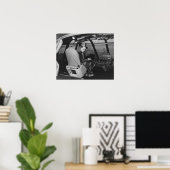 ハワードヒューズinスプルチェグースウッド飛行機 ポスター (ホームオフィス)