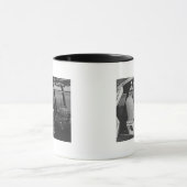 ハワードヒューズinスプルチェグースウッド飛行機 マグカップ (中央)