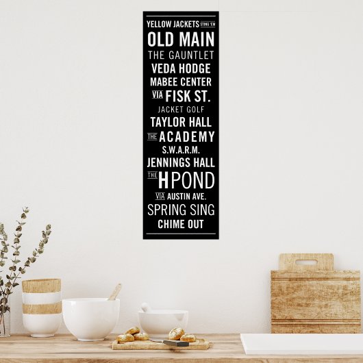 ハワードペイネサブウェイサイン ポスター (キッチン)