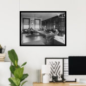 ハワード大学のローライブラリー1900 ポスター (ホームオフィス)