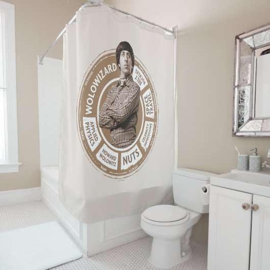 ハワード情報グラフィック シャワーカーテン (インサイチュ)