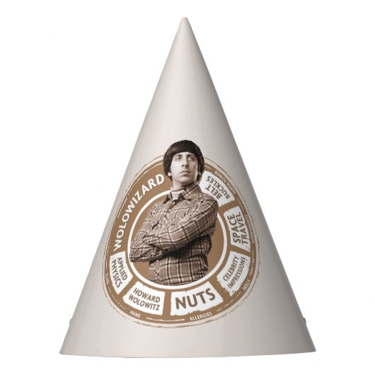 ハワード情報グラフィック パーティーハット (正面)