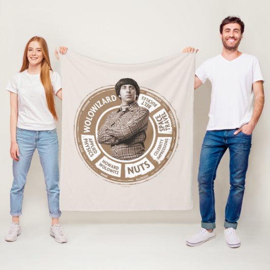 ハワード情報グラフィック フリースブランケット (インサイチュ)