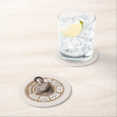 ハワード情報グラフィック ラウンドペーパーコースター (インサイチュ)