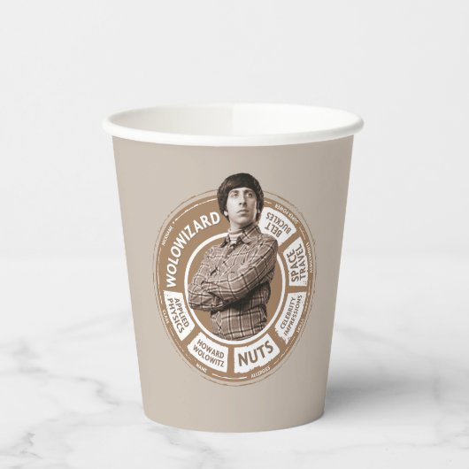 ハワード情報グラフィック 紙コップ (左)