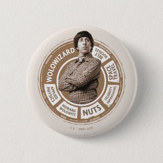 ハワード情報グラフィック 缶バッジ (正面)