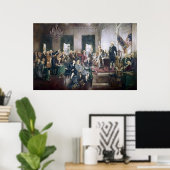 ハワード・クリスティによる憲法の署名 ポスター (ホームオフィス)