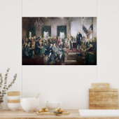 ハワード・クリスティによる憲法の署名 ポスター (キッチン)