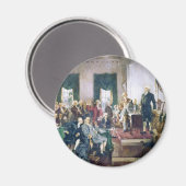 ハワード・クリスティによる憲法の署名 マグネット (正面/裏面)