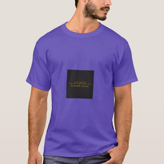 ハワード・ショア作曲少年 Tシャツ (正面)
