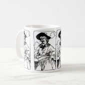 ハワード・パイルによる船長のヴィンテージ海賊スケッチ コーヒーマグカップ (正面左)