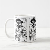 ハワード・パイルによる船長のヴィンテージ海賊スケッチ コーヒーマグカップ (左)