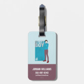 ハワード |ママの少年 ラゲッジタグ (裏面縦)