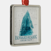 ハワードRoarkの建築家のクリスマスのオーナメント メタルオーナメント (右)