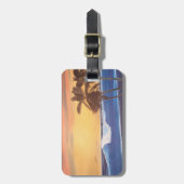 ハワ絵画イの荷札 ラゲッジタグ (正面縦)