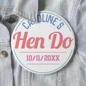 ハンのお祝いのための女子会 ボタン 缶バッジ (インサイチュ)