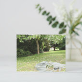 ハンカチの木 早く治ってね ポストカード ポストカード (スタンド正面)