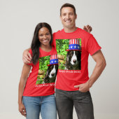 ハンカチの落書きのダンディな人 Tシャツ (ユニセックス)