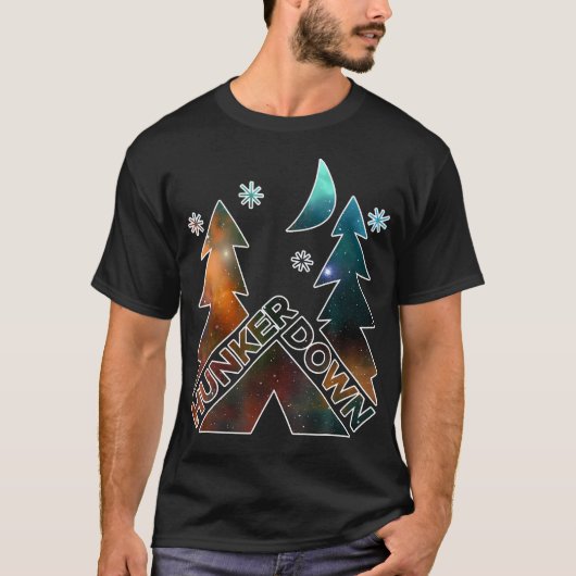ハンカーダウンハイキングキャンプ Tシャツ (正面)