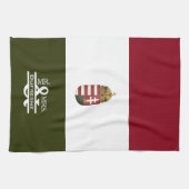 ハンガパーソナライズされたリー夫妻 キッチンタオル (横)