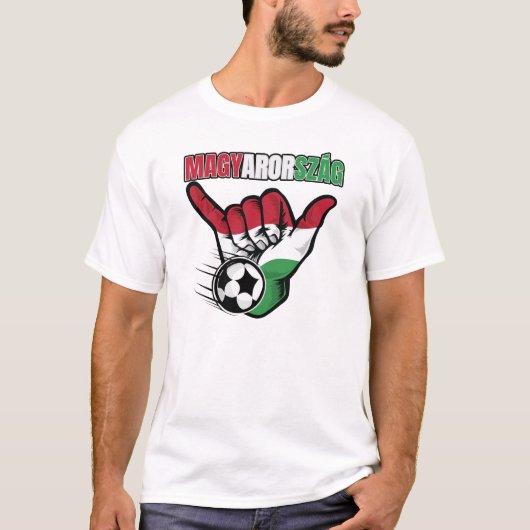 ハンガリア・サッカー Tシャツ (正面)