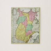 ハンガリーおよび州の王国の地図 ジグソーパズル (縦)