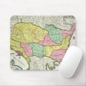 ハンガリーおよび州の王国の地図 マウスパッド (マウス)