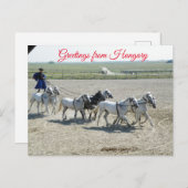 ハンガリーからの挨拶 ポストカード (正面/裏面)