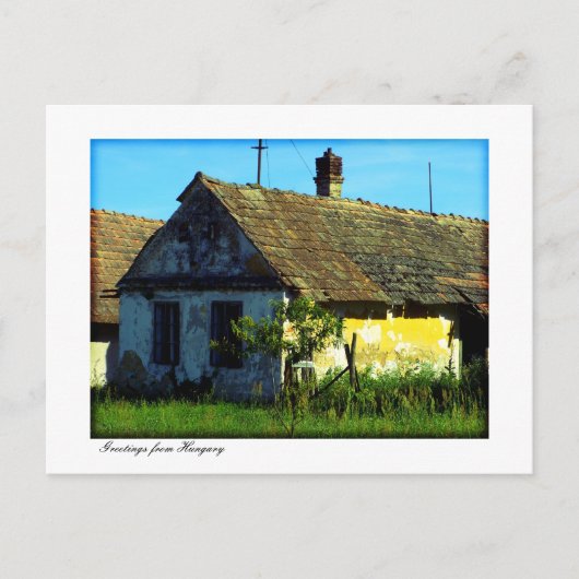 ハンガリーからの挨拶 ポストカード (正面)
