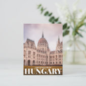 ハンガリーからの挨拶 ポストカード (スタンド正面)
