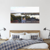 ハンガリーとスロバキアを結ぶダヌベ橋 キャンバスプリント (インサイチュ (寝室))