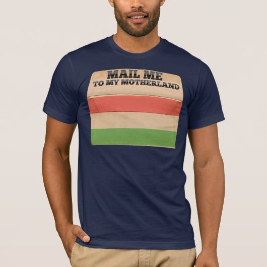 ハンガリーに私を郵送して下さい Tシャツ (正面)