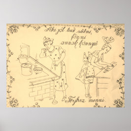 ハンガリーのウォールクロスデザイン ポスター