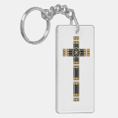 ハンガリーのカトリッククロス宗教神殿記号 キーホルダー (正面左)